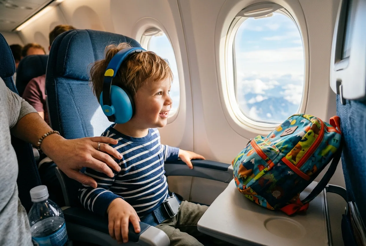 Fliegen mit Kleinkind: So wird der Flug ab 2 zum Kinderspiel
